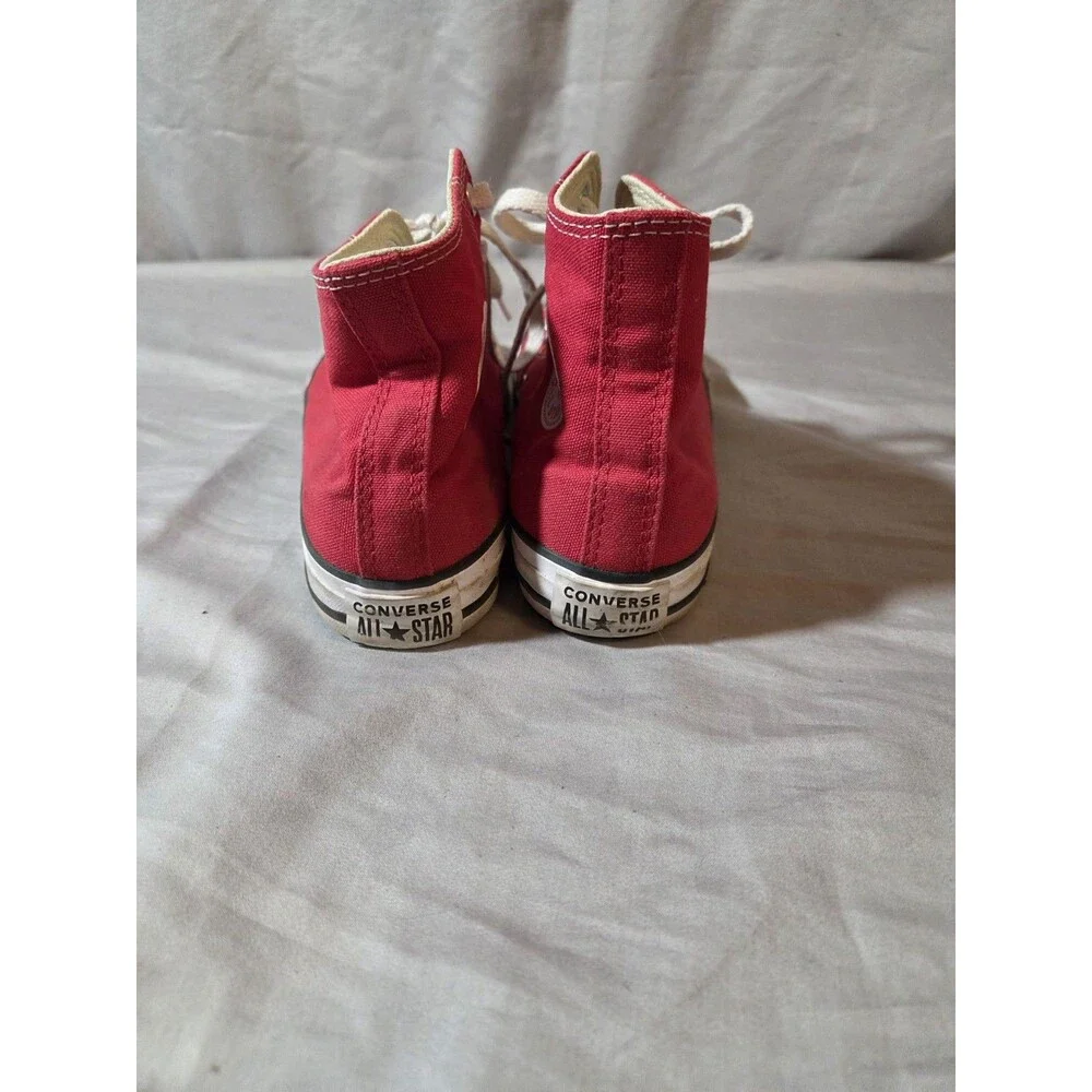 VTG Y2K CONVERSE All Star Red Hi-top tennis shoes kids 9 skater retro cons